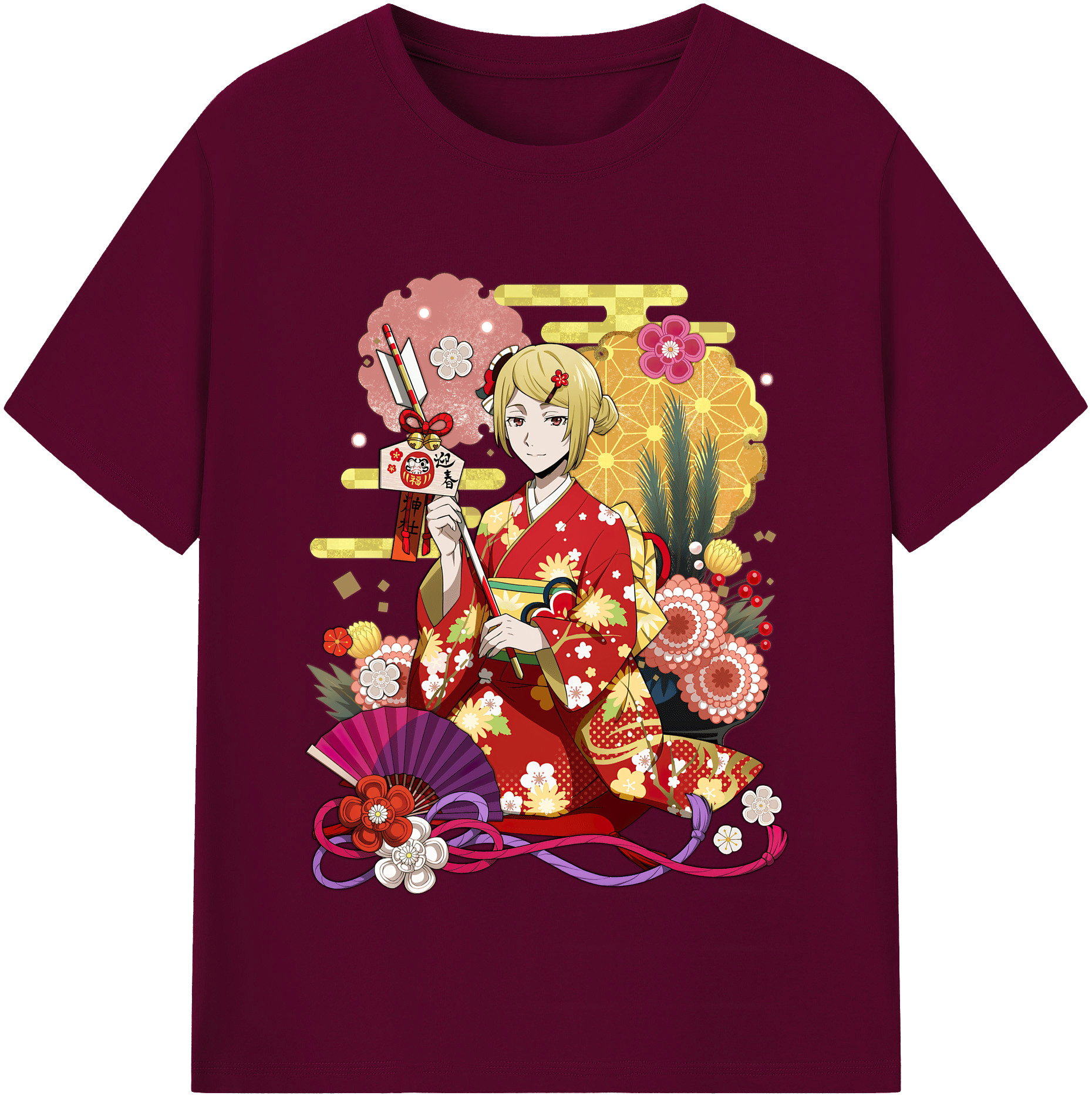 （画像用） 文豪ストレイドッグス Bungo Stray Dogs レディースカジュアルプリントTシャツ（綿100％）